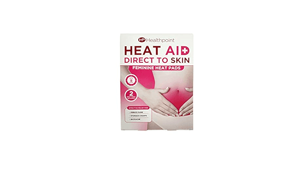 HEALTH POINT FEMININE HEAT PADS X2(PACK)