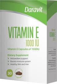DARAVIT VITAMIN E 1000IU X 30 SOFTGELS