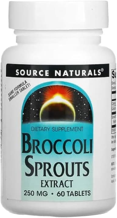 SOURCE NATURALS BROCOLLI SPROUTS EXTRACT 250MG X 60 TABS
