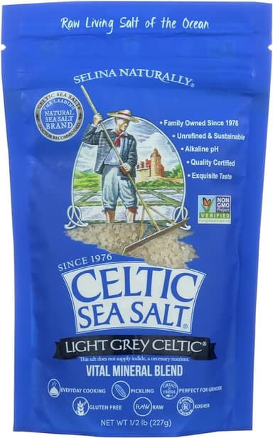 CELTIC SEA SALT - FINE GROUND SACHET 454G