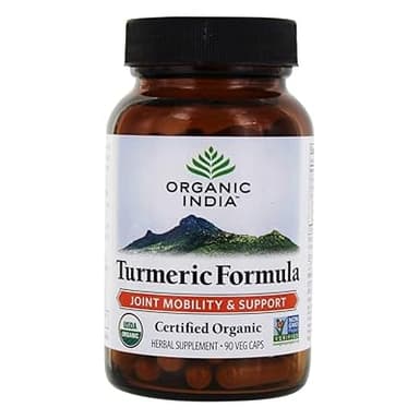 ORGANIC INDIA TURMERIC FORMULA CAPS BY 90