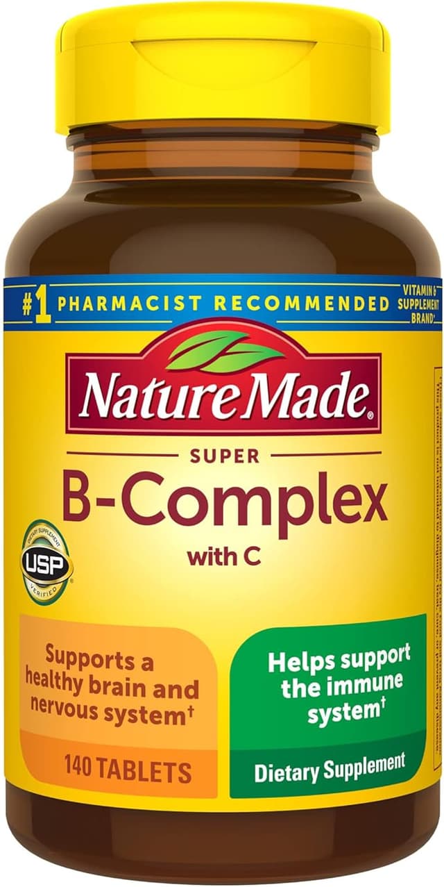 NATURE MADE SUPER VITAMIN B-COMPLEX VITAMIN C X 140 TABS