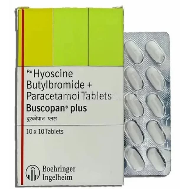 BUSCOPAN PLUS (BOEHRINGER) X 100 TABS