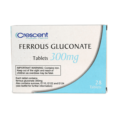 CRESCENT FEROUS GLUCONATE 300MG