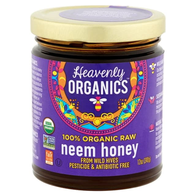 HEAVENLY ORGANIC WILD FOREST NEEM HONEY