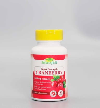 NATURE'S FIELD CRANBERRY 600MG X 60