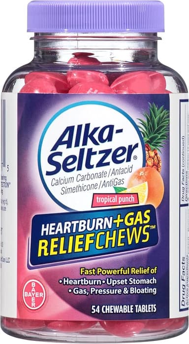 ALKA - SELTZER 54 CHEWABLE TABLET