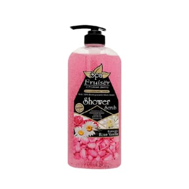 SPA FRUISER SHOWER SCRUB-ROSE VANILLA
