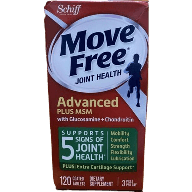 SCHIFF MOVE FREE ADVANCED + MSM GLUSOMAINE & CHRONDITIN  X 120 TABS