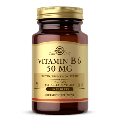 SOLGAR VITAMIN B6 50MG X 100 TABS