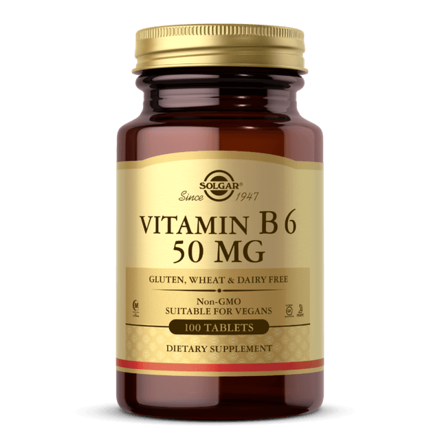 SOLGAR VITAMIN B6 50MG X 100 TABS