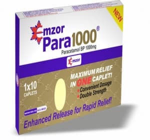 EMZOR PARA 1000 X10 CAPLET(PACK)