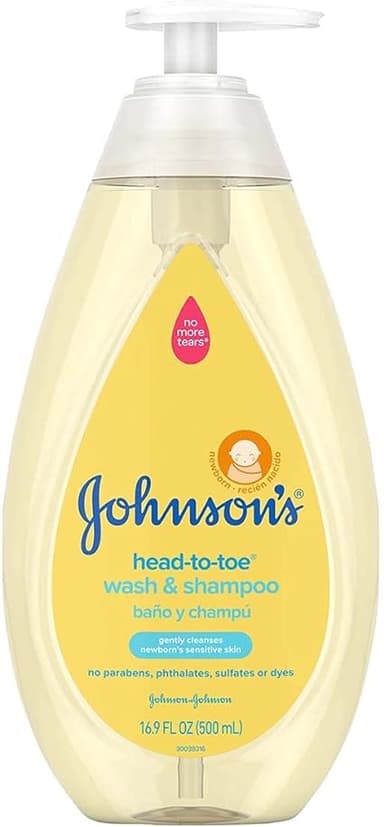 JOHNSON'S BABY HEAD-TO-TOE WASH & SHAMPOO 500ML