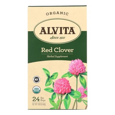 ALVITA RED CLOVER TEA X 24 TEA BAGS