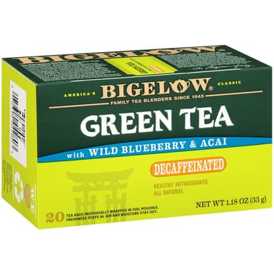 BIGELOW GREEN TEA (WILD BLUEBERRY &ACAI)