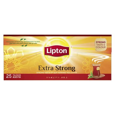LIPTON EXTRA STRONG TEA 57G X 25 BAGS