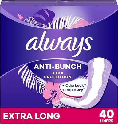 ALWAYS ANTI-BUNCH XTRA PROTECTION EXTRA LONG X 40 PADS