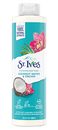 ST.IVES COCONUT WATER & ORCHID BODY WASH 473ML
