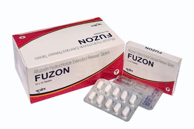 Fuzotral Alfazosin hydrochloride extended release 30 tablets pack