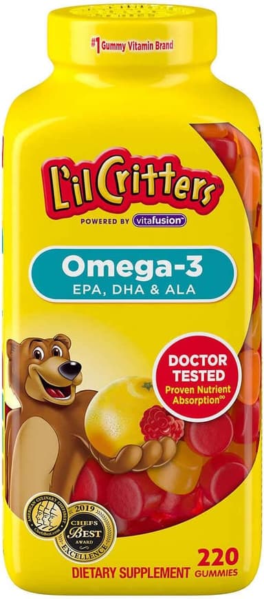 L'IL CRITTERS GUMMY OMEGA-3 X 220 GUMMIES