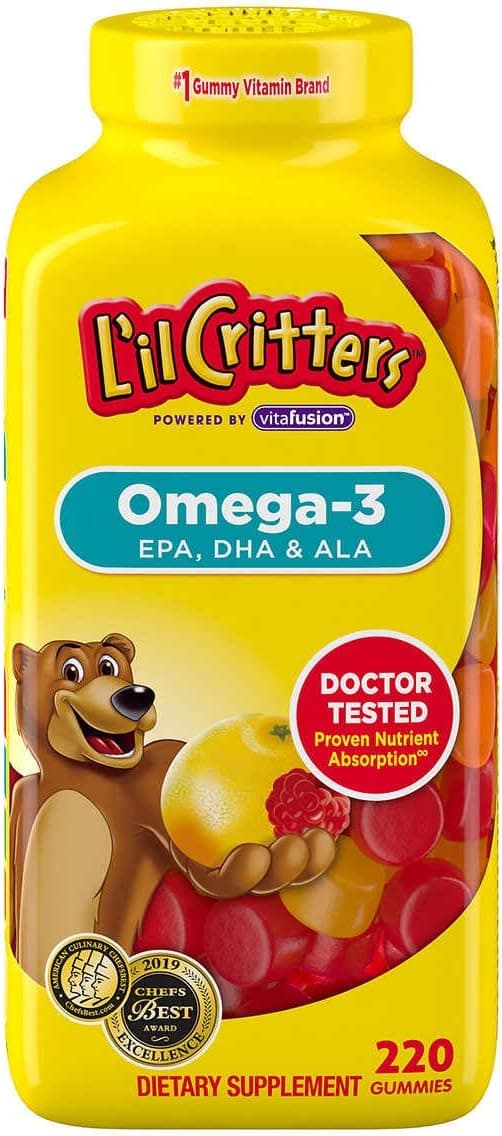 L'IL CRITTERS GUMMY OMEGA-3 X 220 GUMMIES