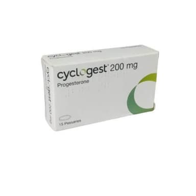 Cyclogest 200mg micronised progesterone 15 pessaries(1 pack)