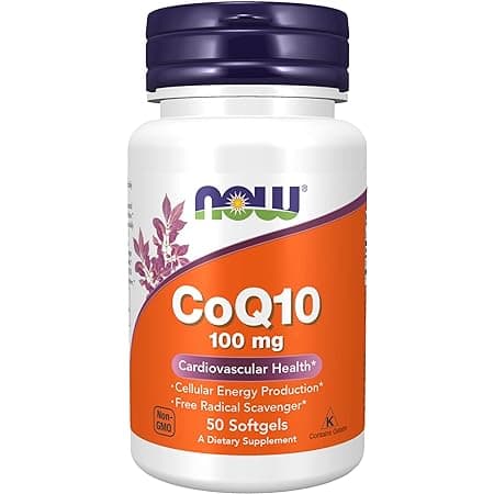 NOW FOODS COQ10 - 100MG BY 50 SOFT