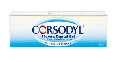 Corsodyl 1% w/w dental gel