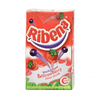 RIBENA BLACKCURRANT & STRAWBERRY 250ML