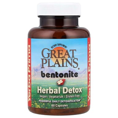 YERBA PRIMA GREAT PLAINS BETONITE + HERBAL DETOX 60 CAPS