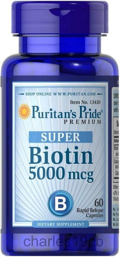 PURITAN SUPER BIOTIN 5000MCG X 60 TABS