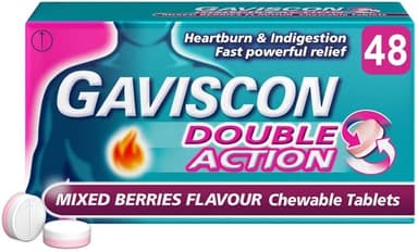 GAVISCON DOUBLE ACTION TAB X24(BLISTER)