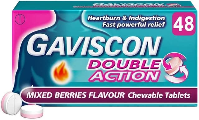 GAVISCON DOUBLE ACTION TAB X24(BLISTER)