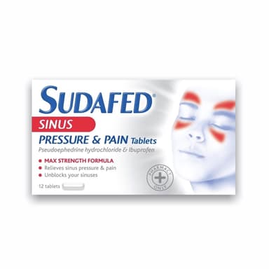 SUDAFED SINUS MAX(PRESSURE & PAIN) BLISTER,EACH