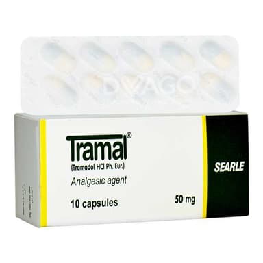 TRAMAL CAPSULES 50MG X 10 TABS