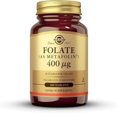 SOLGAR FOLATE 400MCG X 100 TABS