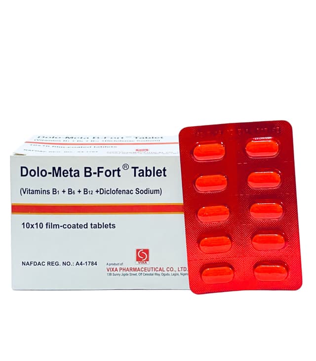 DOLO META B FORTE X10  TABS