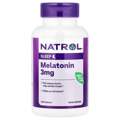 NATROL MELATONIN 3MG X 60 TABS