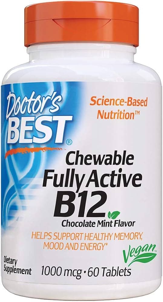 DOCTORS BEST FULLY ACTIVE B12 1500MCG BY 60