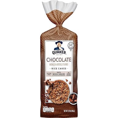 QUAKER RICE CAKES - CHOCOLATE 205G