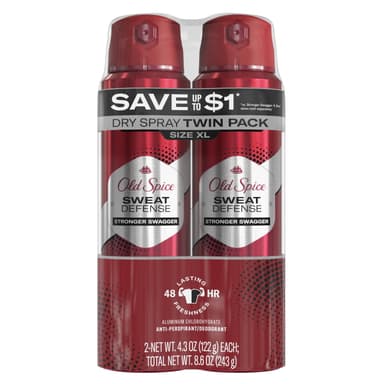 OLD SPICE SWEAT DEFENSE STRONGER SWAGGER DRY SPRAY DEODORANT