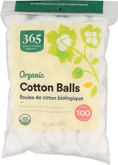 365 COTTON BALLS - 100 COUNTS