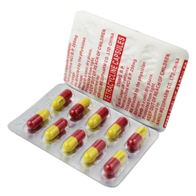 TETRACYCLINE CAPSULE 250MG
