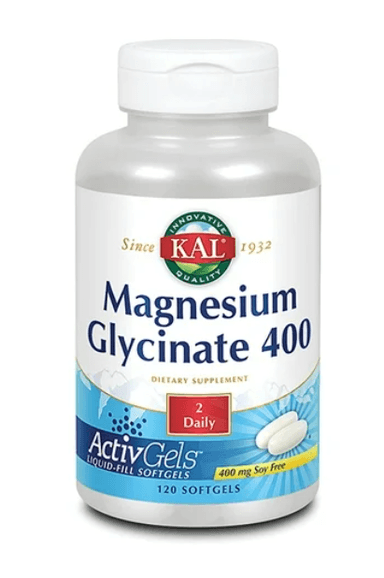KAL MAGNESIUM GLYCINATE 400 ACTIVE GELS X 120 TABS