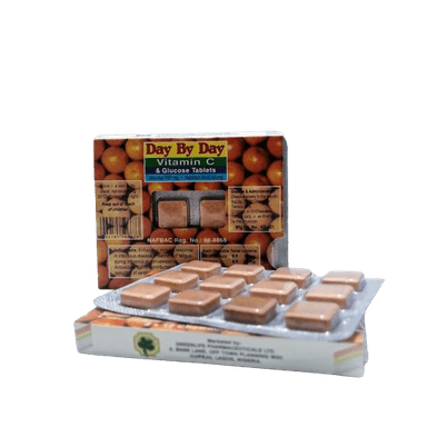 DAY BY DAY VITAMIN C & GLUCOSE TABLETS