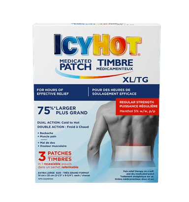 ICYHOT MEDICATED PATCH XL/TG