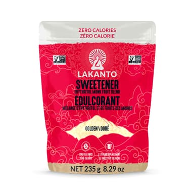 Lakanto monkfruit sweetener golden raw cane sugar replacement 454g