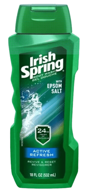 IRISH SPRING BODY WASH ACTIVE FRESH WITH EPSOM SALT 532ML