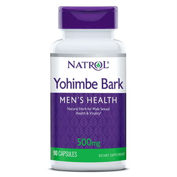 NATROL YOHIMBE BARK 500MG X 90 CAPS