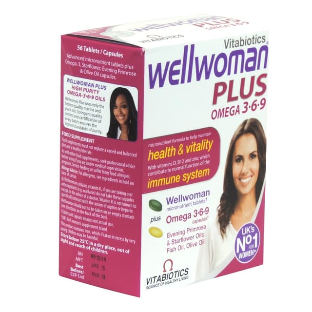 WELLWOMAN PLUS OMEGA 3-6-9